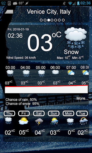 Weather forecast: Weather App پی سی