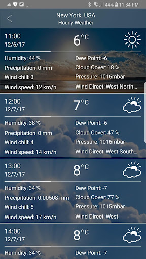 Weather app پی سی