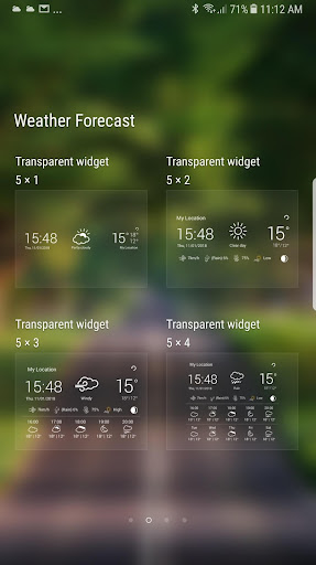 Weather app PC