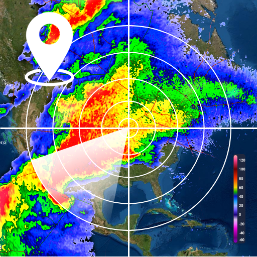 Radar meteorológico ao vivo