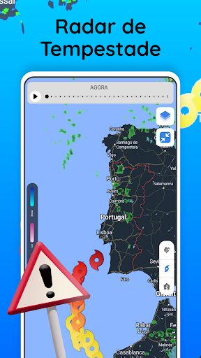 Radar meteorológico ao vivo