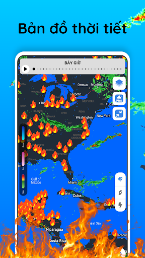 Radar thời tiết trực tiếp PC