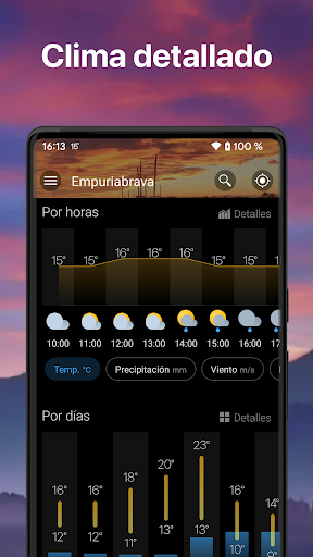 Tiempo y widget - Weawow PC