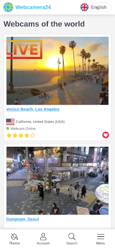 WebCamera24 — HD Live Webcams پی سی
