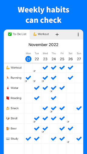 Habit Check Calendar - Tracker پی سی