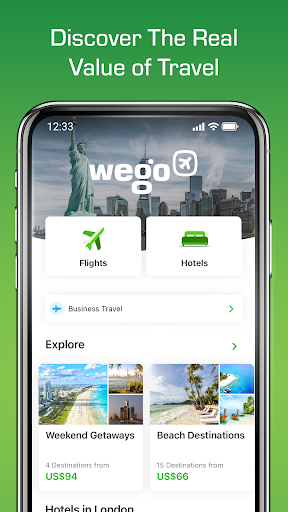 komputer Wego - Flights, Hotels, Travel