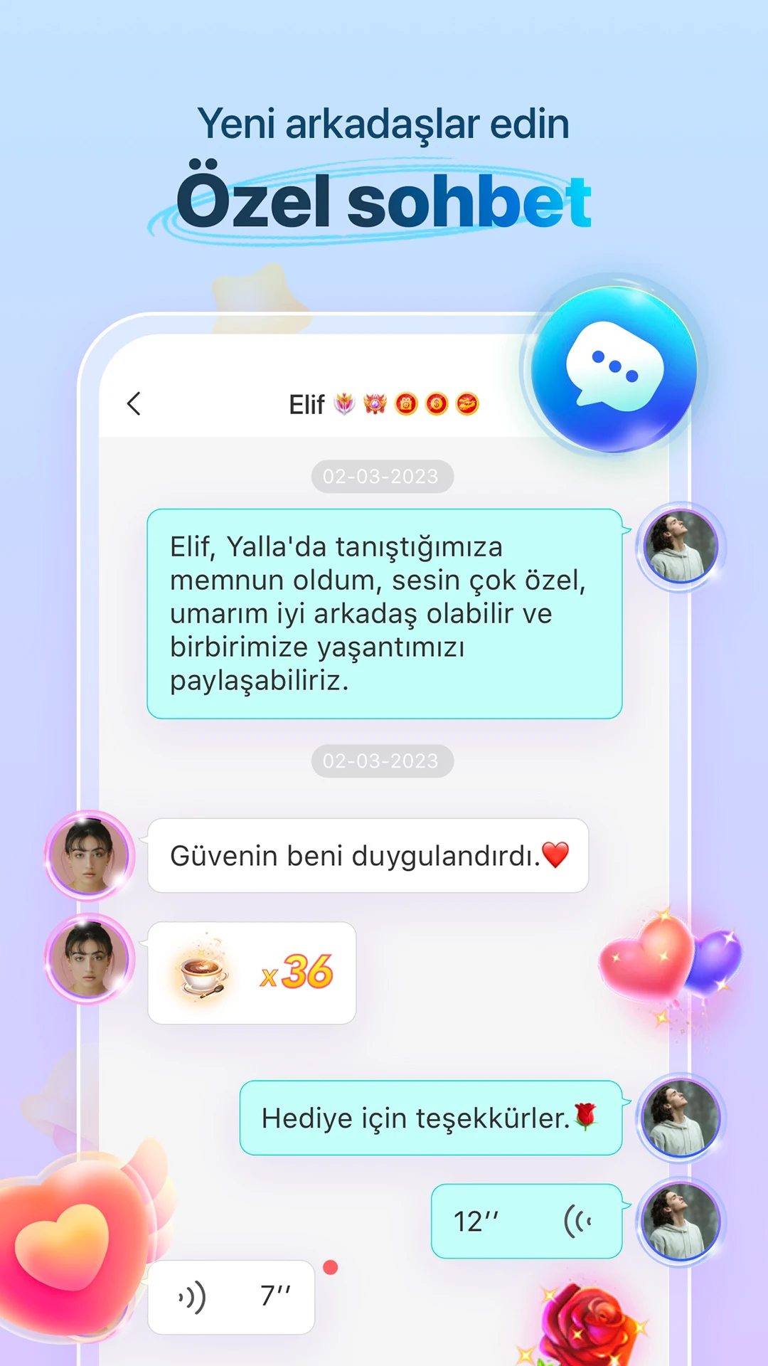 Yalla-Ücretsiz Sesli Sohbet Odaları PC