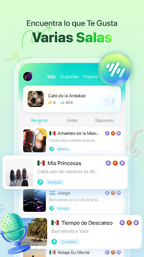 Yalla - Chat de Voz en Grupo