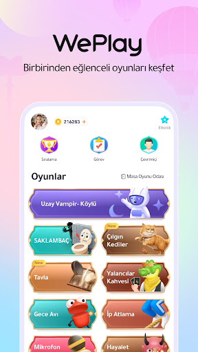 WePlay - Oyun & Sohbet
