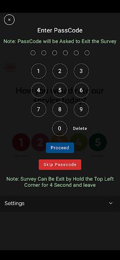 Customer Feedback Survey KIOSK PC