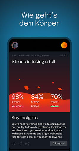 Welltory: HRV, Stress, Herz PC