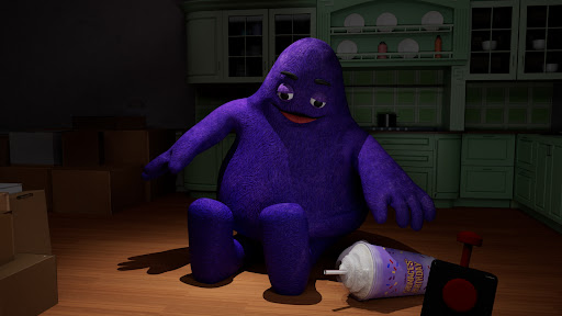 Grimace Monster Scary Survival