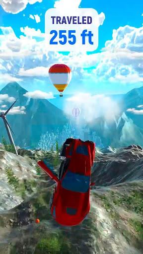 Crash Delivery! Destruction & smashing flying car!