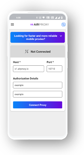 AIRPROXY - Proxify all traffic PC