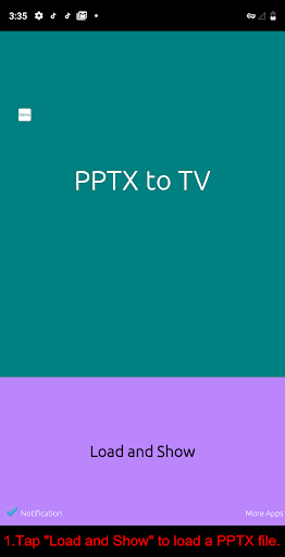Cast PPTX to TV