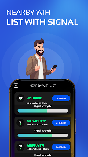 komputer WiFi Network Signal Scanner