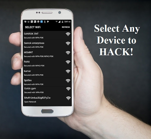 komputer WiFi Password Hacker Prank