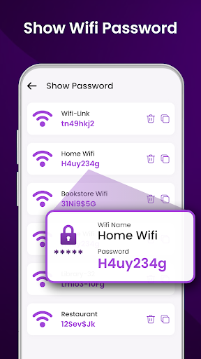 وائی ​​فائی پاس ورڈ شو اینڈ م پی سی
