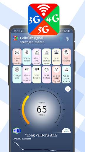 komputer Cellular signal strength meter