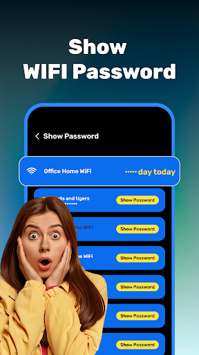 وائی ​​فائی پاس ورڈ کی  شو پی سی