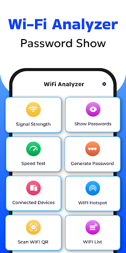 komputer စကားဝှက်ကို Wifi Analyzer ပြပါ