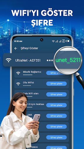wifi şifre gösterme tuşu PC