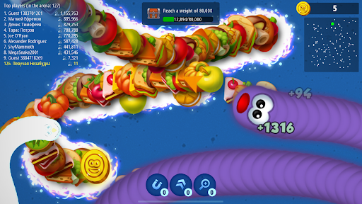 Worms Zone .io Jeux de Serpent PC