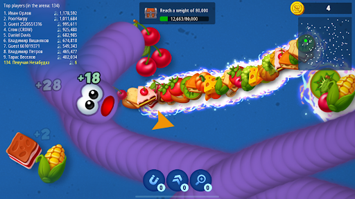 Worms Zone .io Jeux de Serpent PC