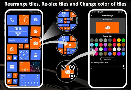 WinTiles Launcher - win style পিসি