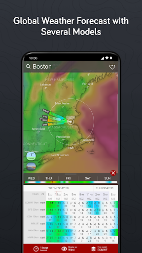 Windy.com - 风力, 海浪, 和飓风预测