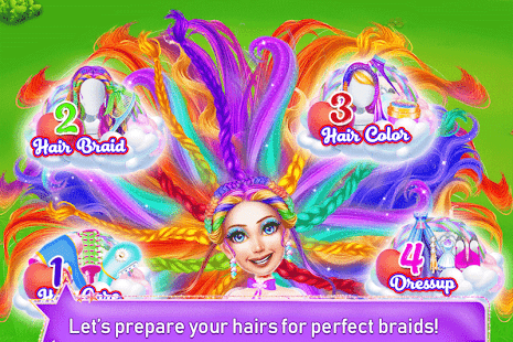 Princess Braided Hairstyles by Number الحاسوب