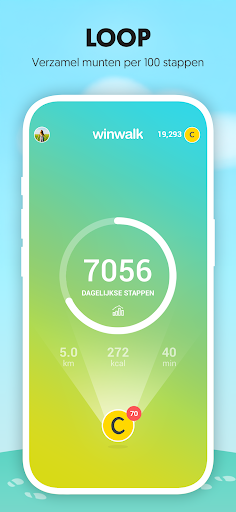 Winwalk - Steps App Met Geld