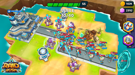 Raid Rush: Turmverteidigung TD