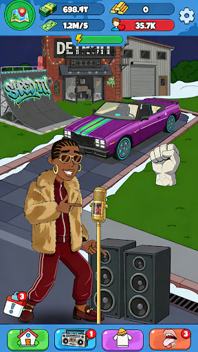 komputer Rap Star:Idle Clicker