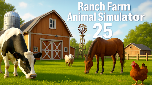 Ranch Farm Animal Simulator 25