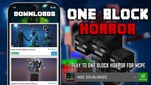 komputer Mod One Block Horror for MCPE