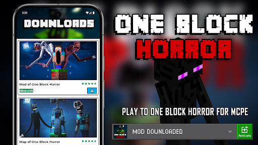 komputer Mod One Block Horror for MCPE