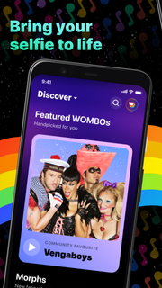 Wombo: Make your selfies sing