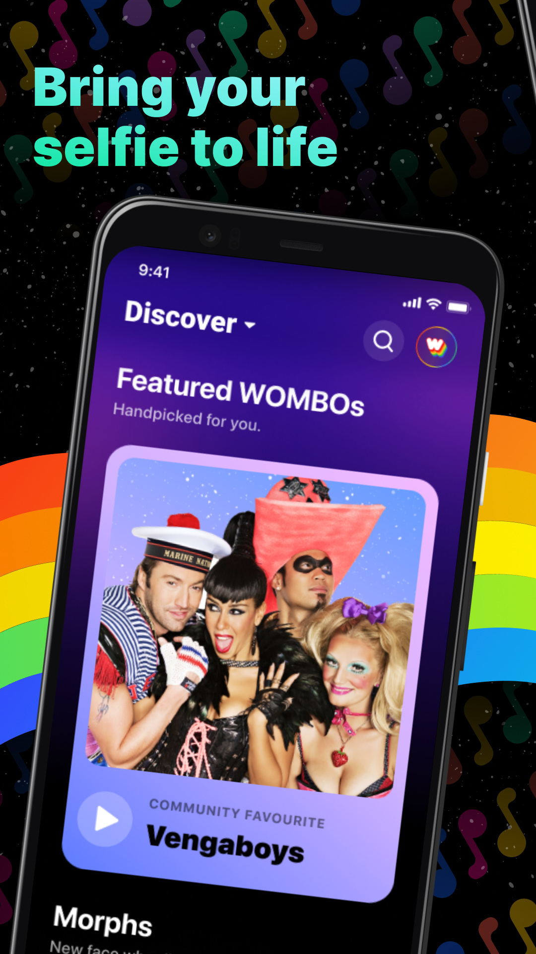 Wombo: Make your selfies sing PC