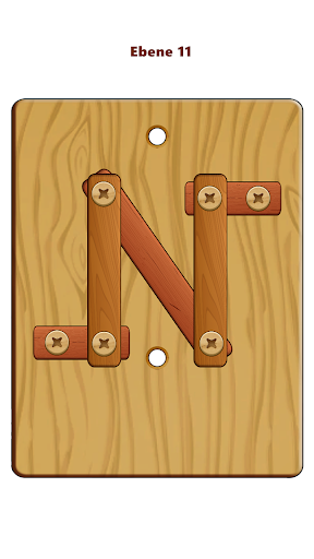 Wood Nuts & Bolts Puzzle