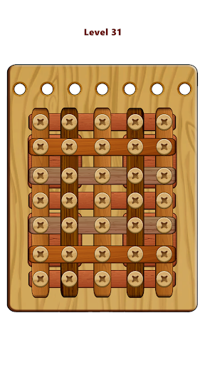 Wood Nuts & Bolts Puzzle