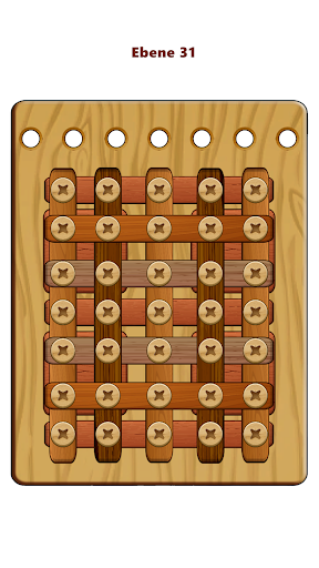 Wood Nuts & Bolts Puzzle