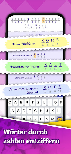 Wörter Decoder - Worträtsel