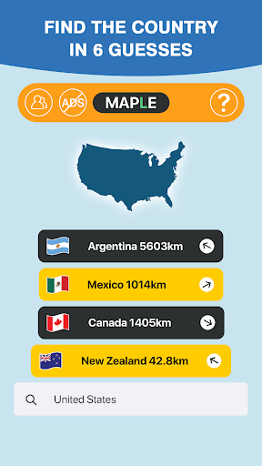 Worldle: Earthle Country Guess PC