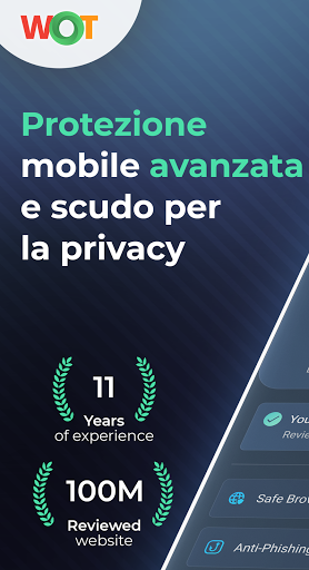 Sicurezza mobile WOT PC