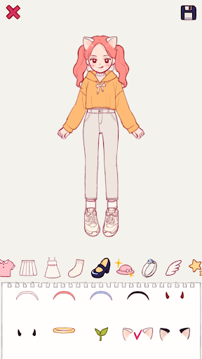 색연필 소녀 : 옷입히기 게임 PC