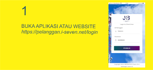 pelanggan iseven net PC