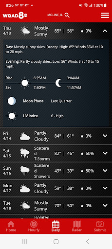 komputer WQAD Storm Track 8 Weather