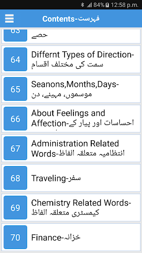 Daily Words English to Urdu پی سی