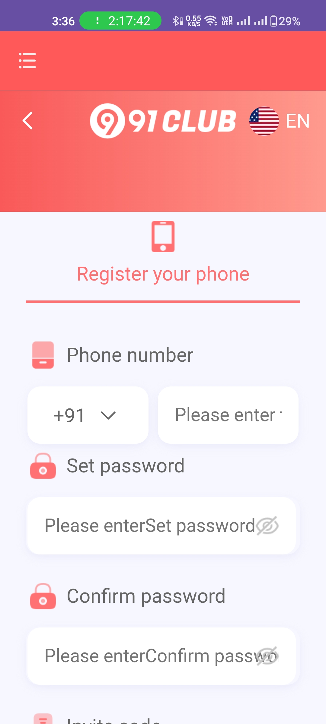 91 Club : Colour Prediction PC